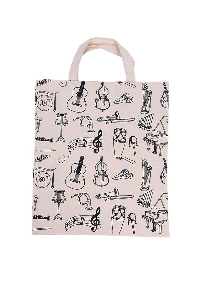 Generic Washable Cotton Handbag Beige  - Image 1
