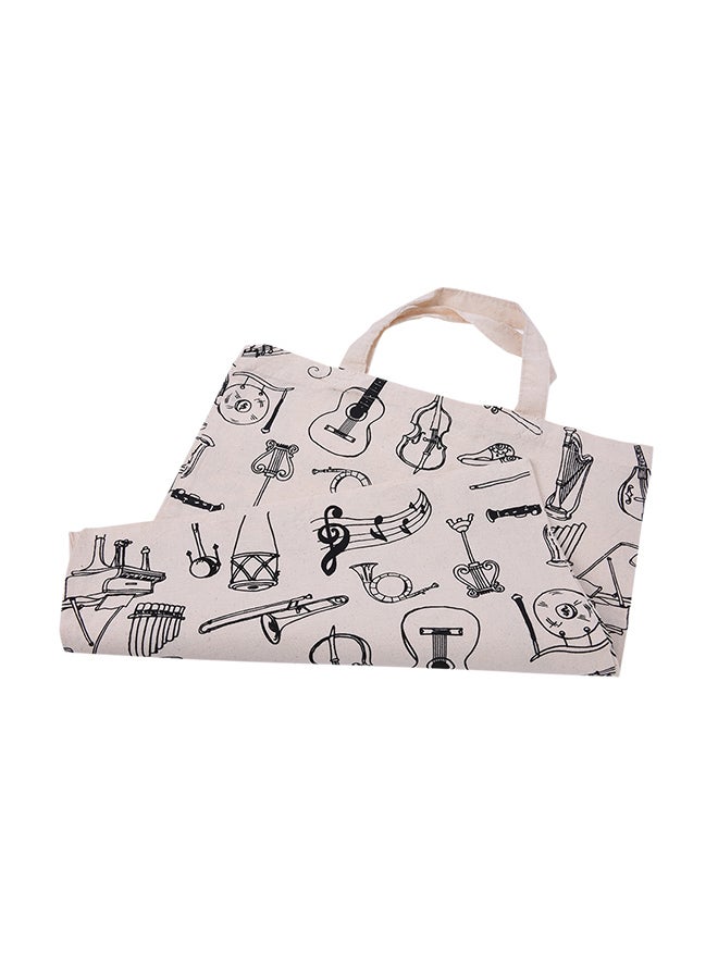 Generic Washable Cotton Handbag Beige  - Image 2