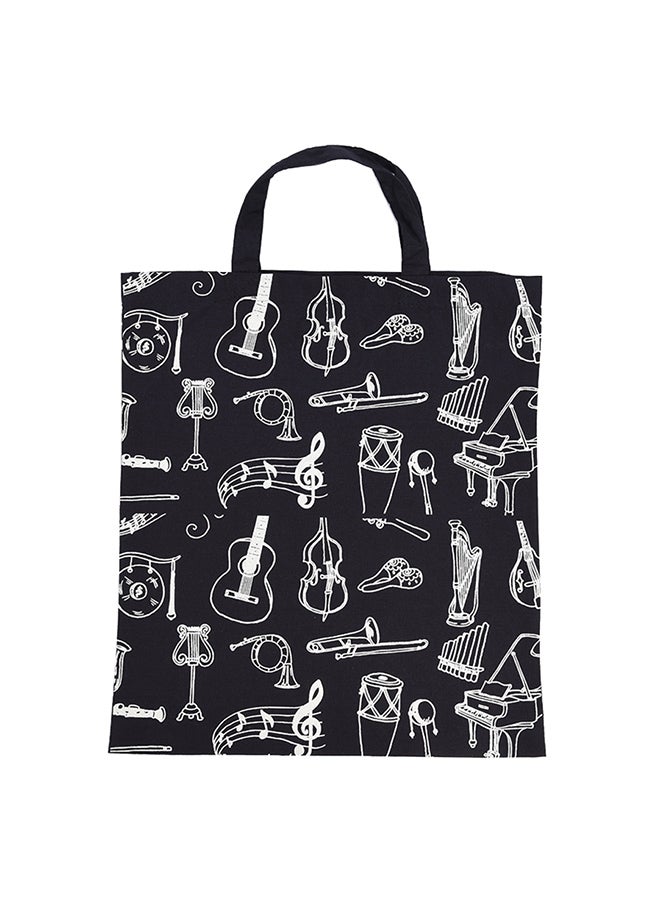 Generic Washable Cotton Handbag Black  - Image 1