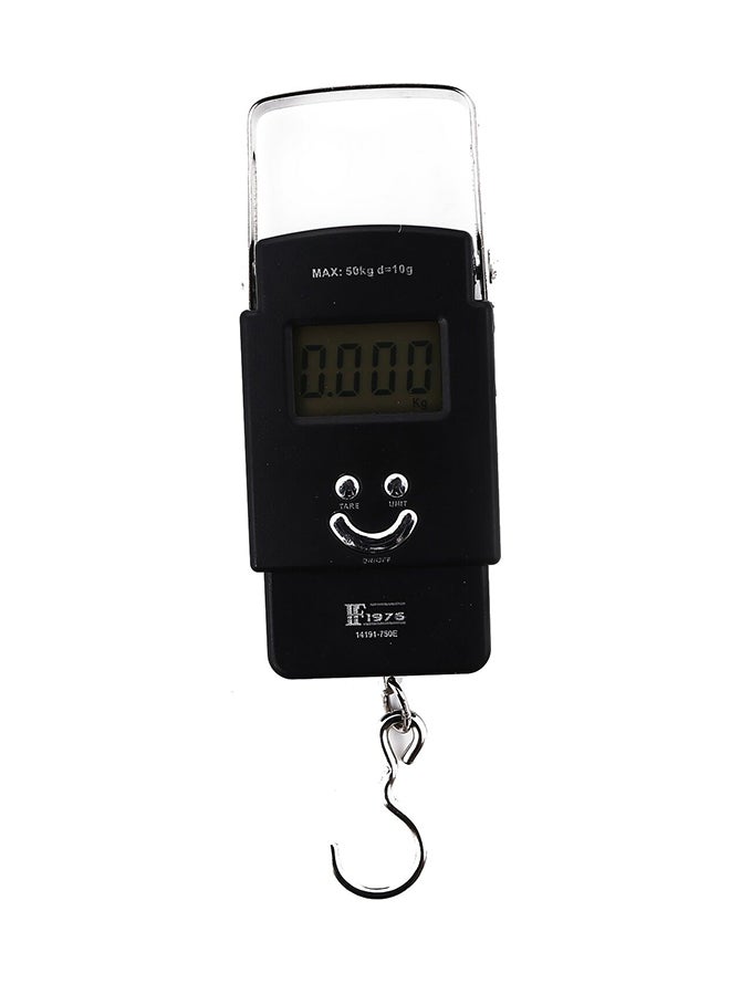 FF1976 - Portable Electronic Luggage Scale Black/Silver 50kg - Image 1