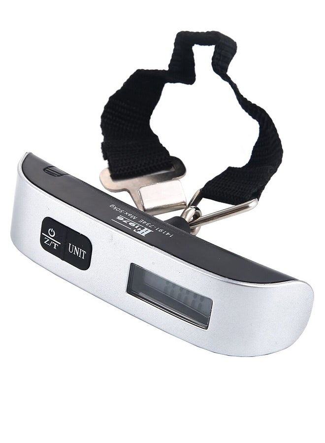 FF1976 Portable Electronic Luggage Scale Black/Silver 50kg  - Image 2