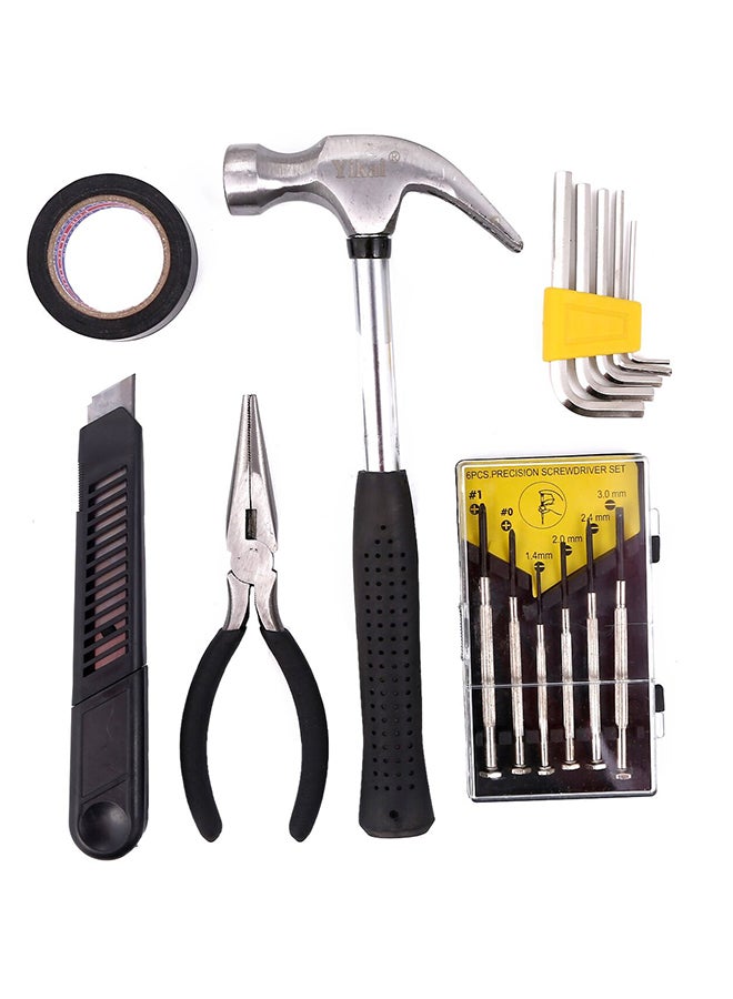 Yikai 15-Piece Heavy Duty Tool Set Black/Silver 8inch  - Image 2
