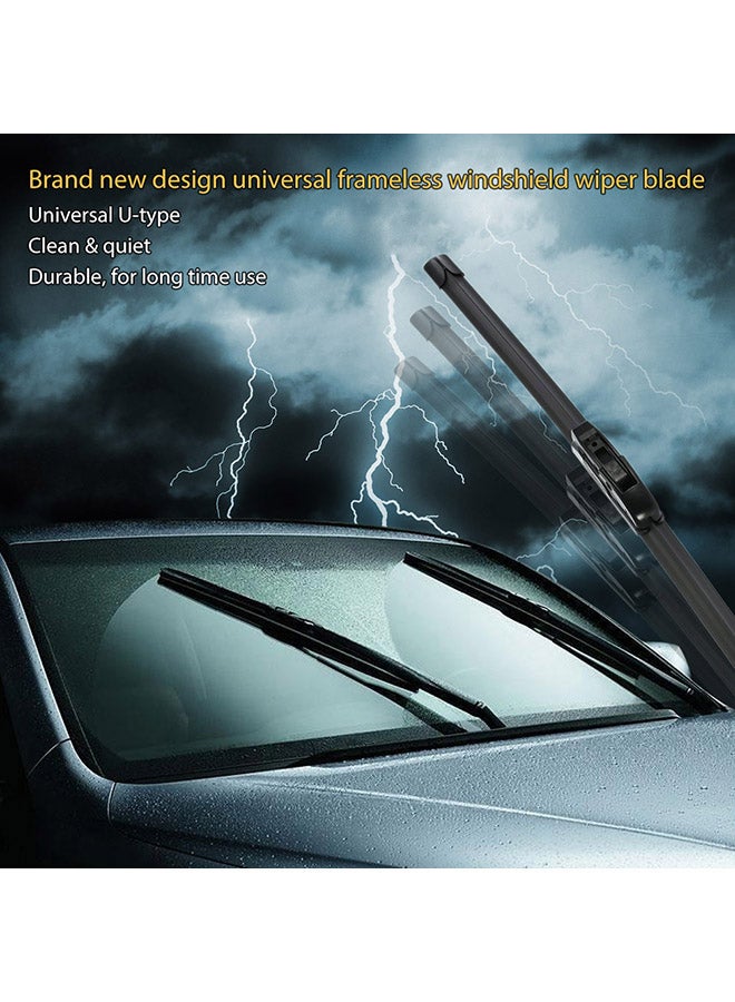 Generic 16-Inch Universal U-Type  Soft Bracketless Car Windshield Wiper Blade  - Image 5