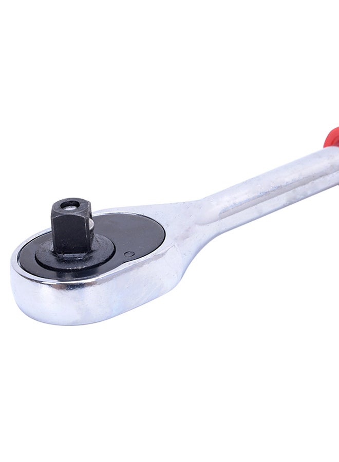 Generic 1/4-Inch 3/8-Inch Quick-Release Torque And Ratchet Wrench Repair Tool Kit Red  - Image 5
