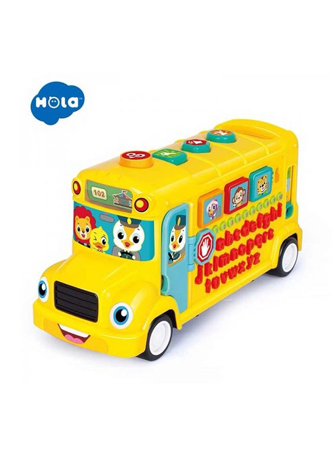 Hola  ABC School Bus 1+ yrs yellow For Baby Unisex - Image 2