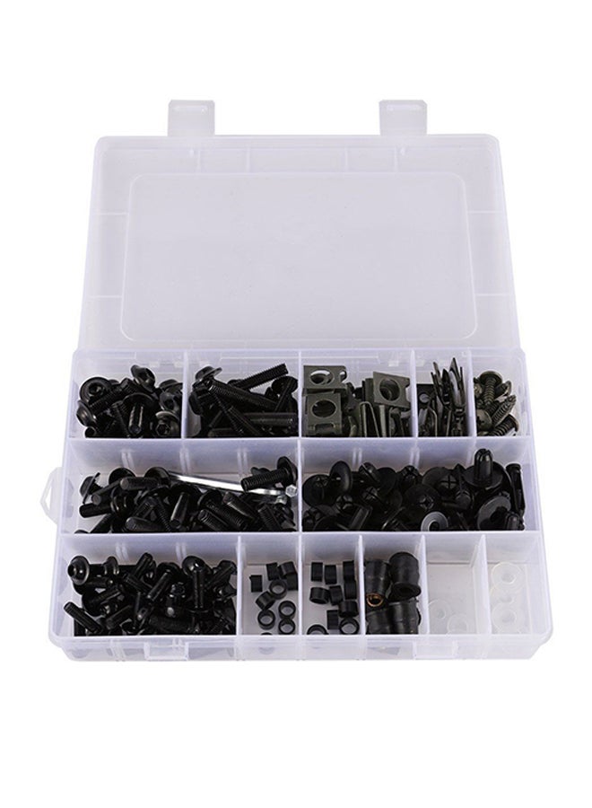Generic 233-Piece Universal Motorcycle Sport Bike Fairing Bolt Kit 