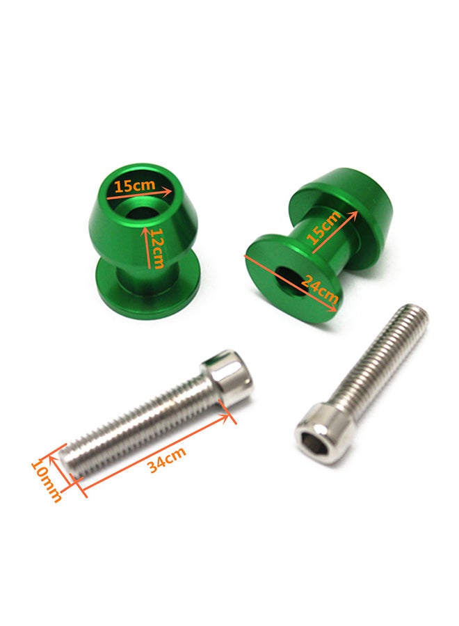 Generic 2-Piece 10Mm  CNC Swingarm Sliders Spools For Honda Suzuki Kawasaki  - Image 5