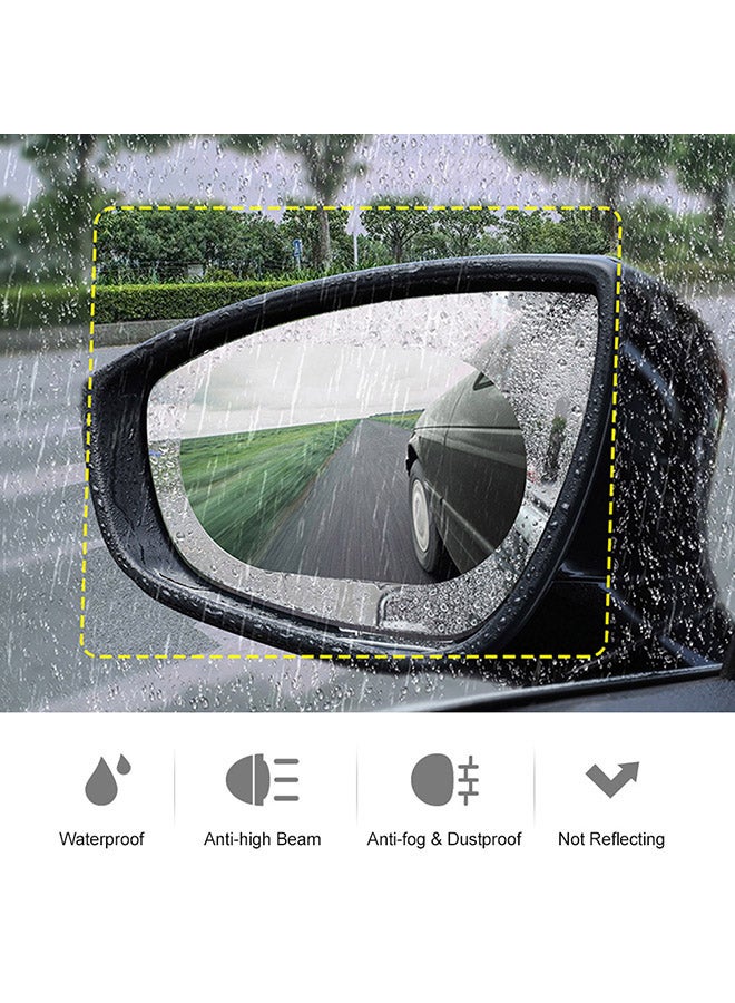 Generic 2 -Piece Anti-Fog Hd  Car Rear View Mirror Protective  - Image 3