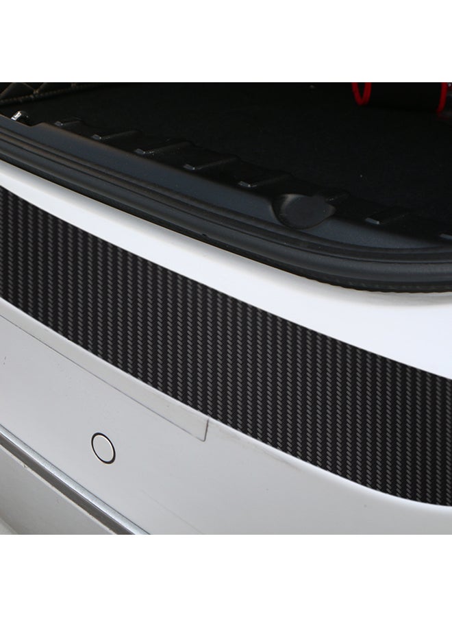 Generic Universal Trunk Rear Guard Plate Sticker Car Rear Bumper Trim Strip  - Image 3
