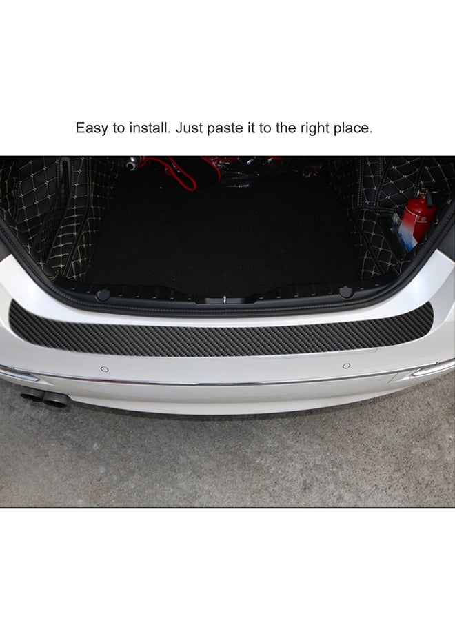 Generic Universal Trunk Rear Guard Plate Sticker Car Rear Bumper Trim Strip  - Image 4