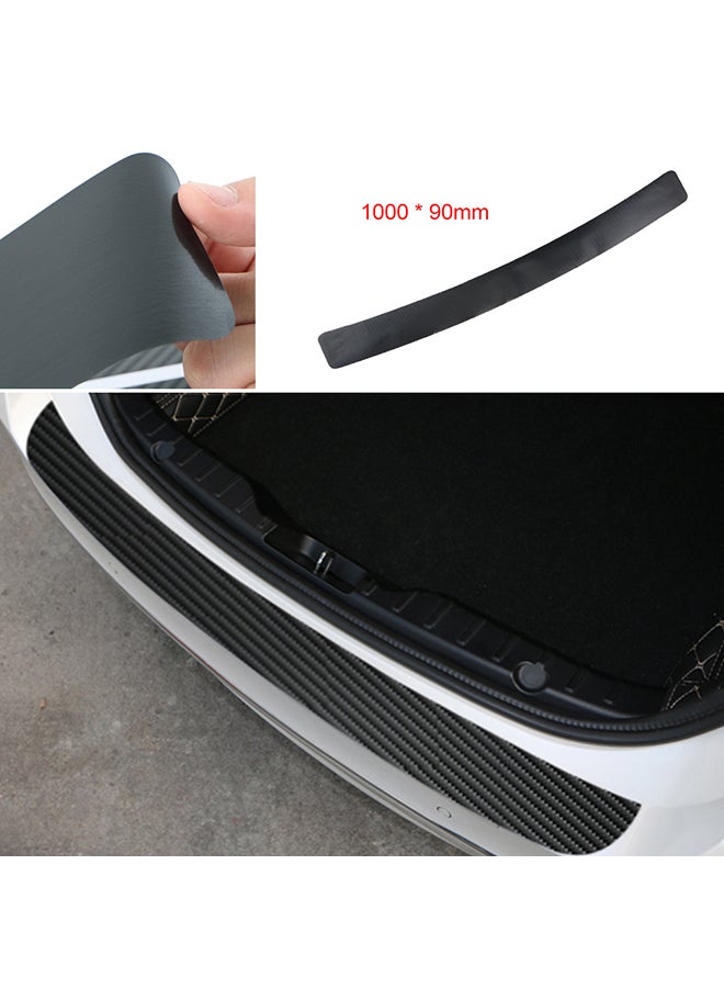 Generic Universal Trunk Rear Guard Plate Sticker Car Rear Bumper Trim Strip  - Image 5