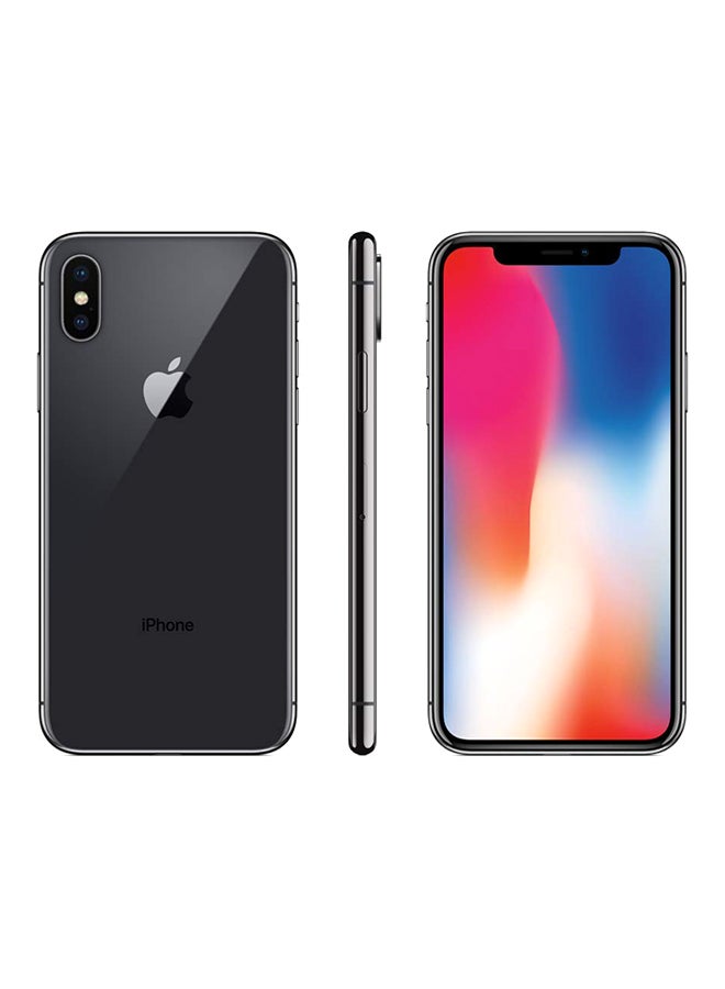 Apple - iPhone X With FaceTime Space Gray 64GB 4G LTE - Image 1