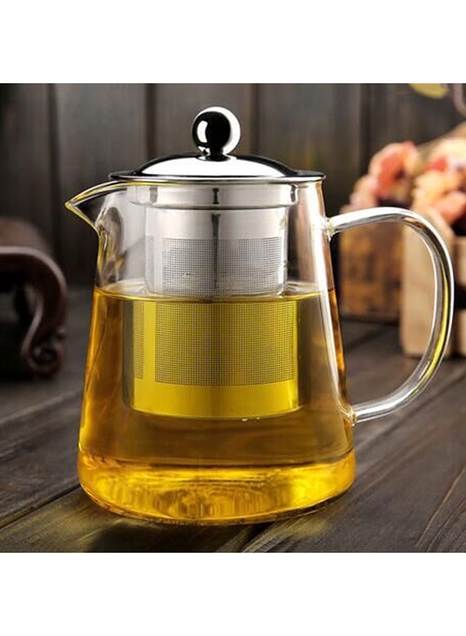 Heat Resistant Teapot Transparent 9.2x9.2x12.5cm - Image 2