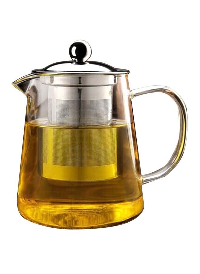 Heat Resistant Teapot Transparent 9.2x9.2x12.5cm - Image 1