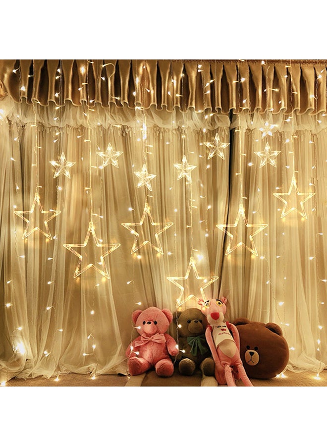 Sharpdo 2.5M LED Moon Fairy Star String Light White 250x150cm - Image 2