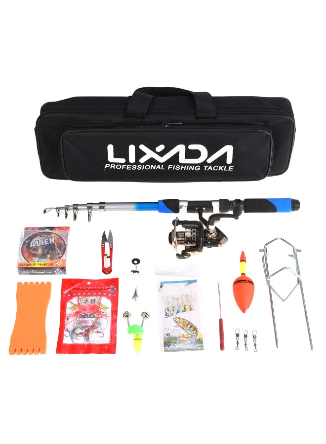 LIXADA Telescopic Fishing Rod And Reel Full Kit With Carrier Bag 2.1meter 2.1meter - Image 1