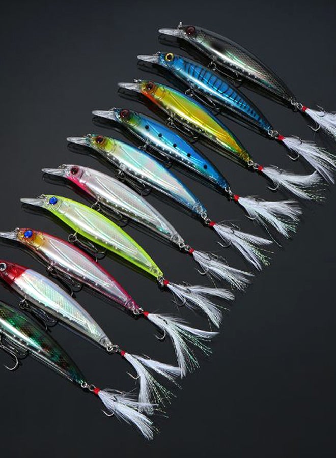 ليكسادا طُعم اصطناعي قاسٍ من مينو لصيد الأسماك -10 قطع - Image 2