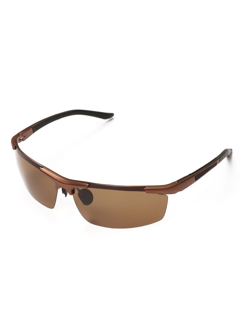 Men's Sport Frame Sunglasses - Lens Size: 65 mm - Image 1