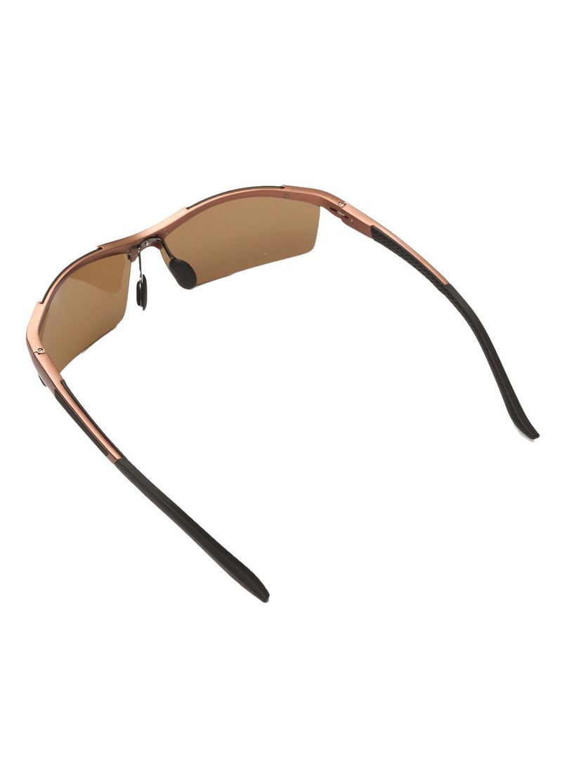 Men's Sport Frame Sunglasses - Lens Size: 65 mm - Image 2