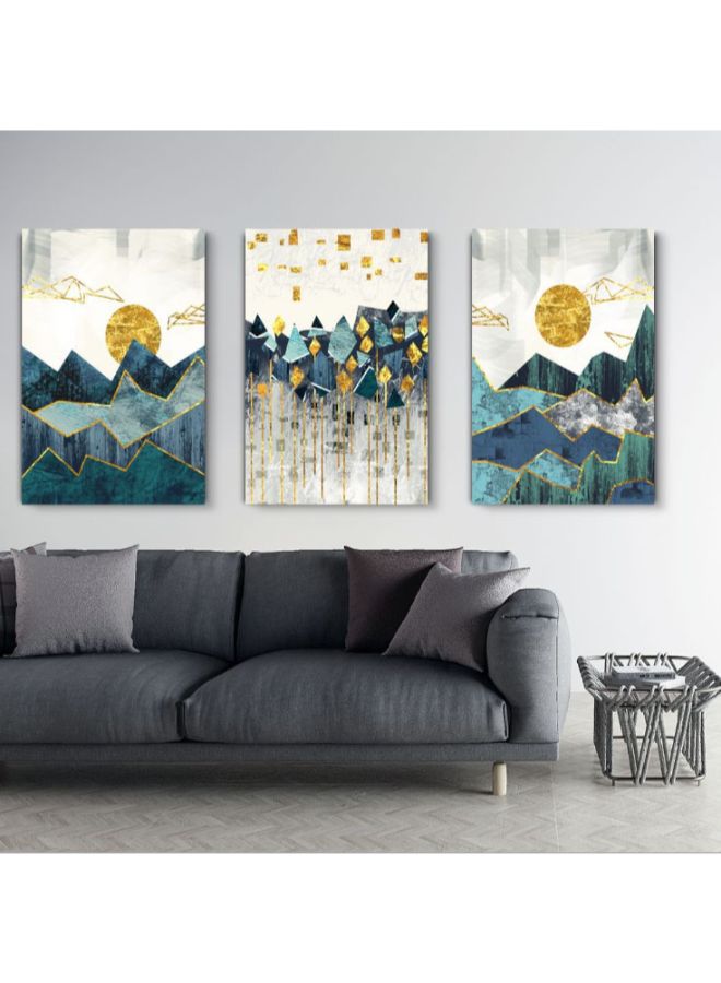 لوحة فنية لديكور الحائط بطابع أوروبي متعدد الألوان 30 x 40Ø³Ù†ØªÙŠÙ…ØªØ± - Image 1
