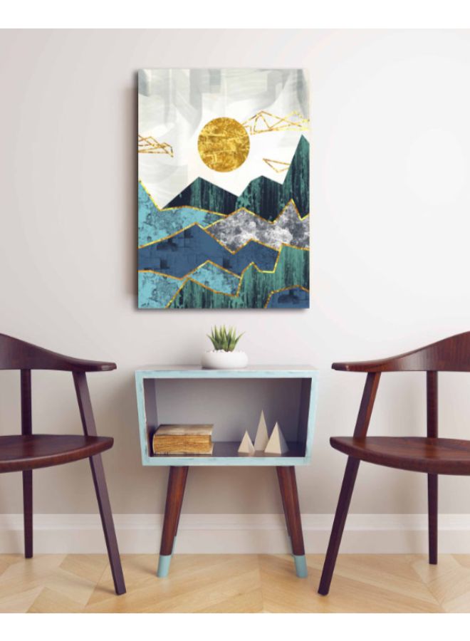 لوحة فنية لديكور الحائط بطابع أوروبي متعدد الألوان 30 x 40Ø³Ù†ØªÙŠÙ…ØªØ± - Image 2