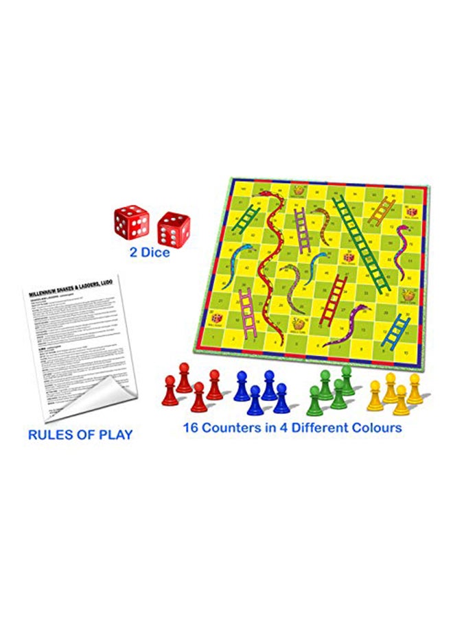 Creative's Millennium Snakes And Ladders Ludo - Image 2