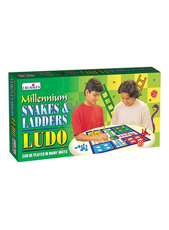 Creative's Millennium Snakes And Ladders Ludo - Image 1