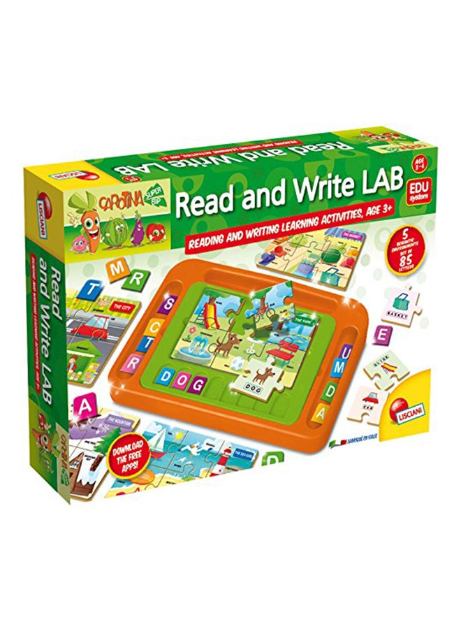 ليسياني مجموعة مختبر كاروتينا لتعلم القراءة والكتابة مكونة من 100 قطعة