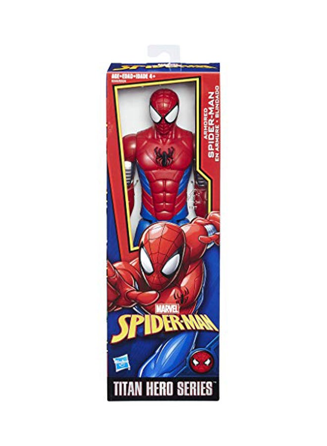 SPIDERMAN - Titan Hero Series Web Warriors - Armoured Spider Man - Image 1