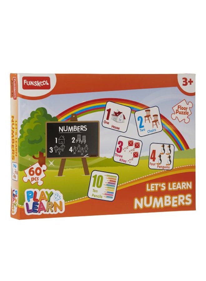 60 Pieces Play And Learn Number Floor Puzzle  For Kids - v1557764097/N25254908A_1