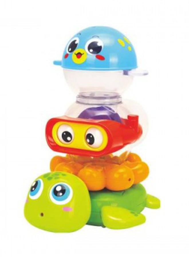 Hola Stack 'n Squirt Bath Fun 8 x 7.2 x 2.8inch - Image 2