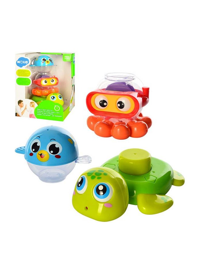 Hola Stack 'n Squirt Bath Fun 8 x 7.2 x 2.8inch - Image 1