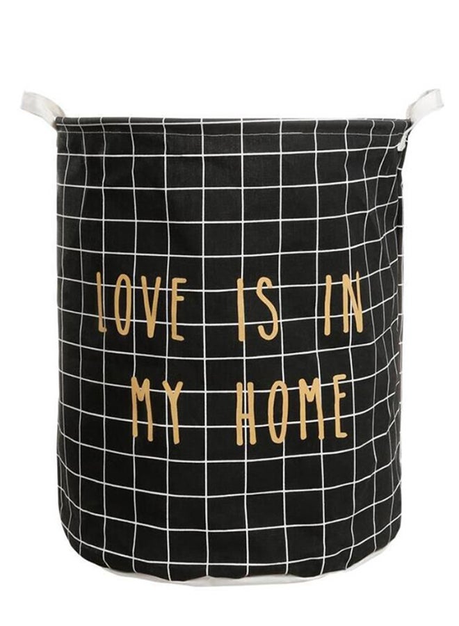 PUTING Picnic Laundry Basket Black 