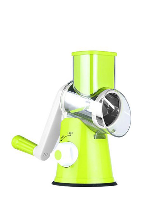 Sharpdo - Multifunctional Vegetable Slicer Green/White/Silver 26x11.5x24cm - Image 1