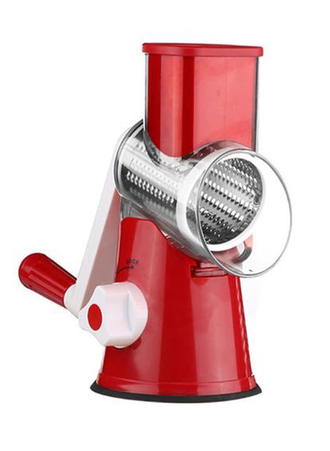 Multifunctional Vegetable Slicer Red/Silver/White 24x26x11.5cm