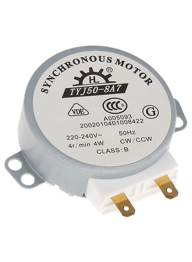 Generic - Turntable Turn Table Synchronous Motor For Microwave Oven Grey - Image 1