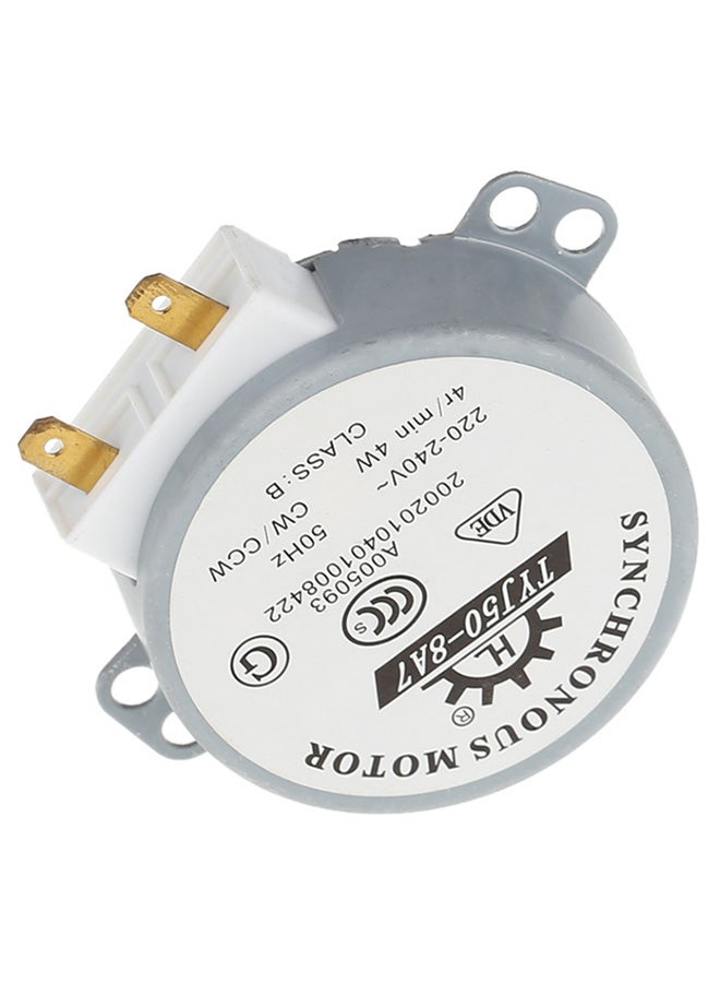 Generic - Turntable Turn Table Synchronous Motor For Microwave Oven Grey - Image 1