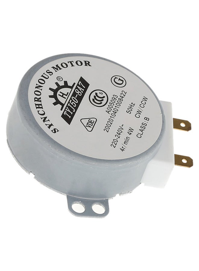 Generic - Turntable Turn Table Synchronous Motor For Microwave Oven Grey - Image 1