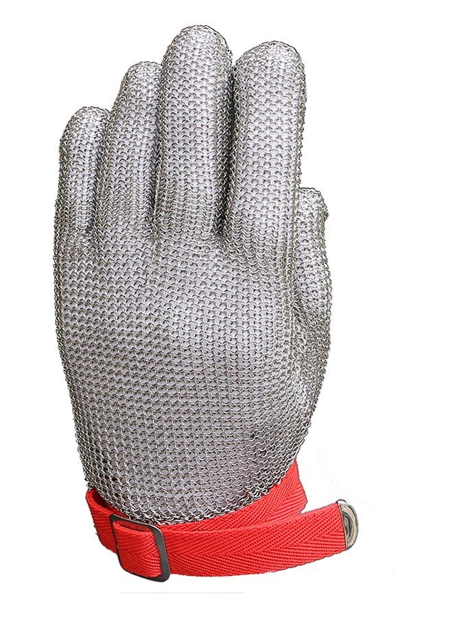 Generic Knife Cut Resistant Chain Protective Glove Grey  - Image 1