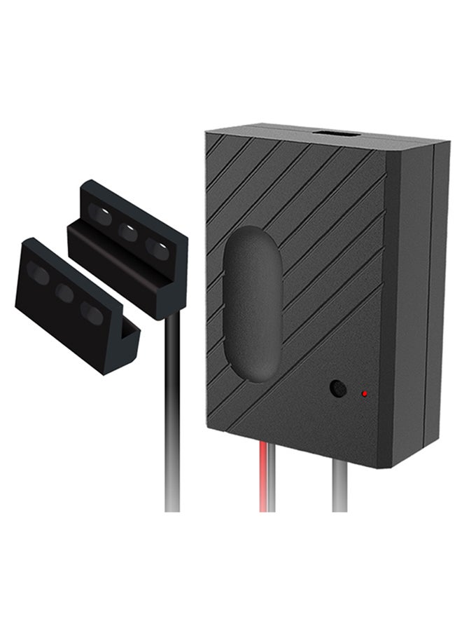 مفتاح تحكم لاسلكي ذكي يعمل بالواي فاي متوافق مع جهاز فتح باب المرأب أسود - Image 1