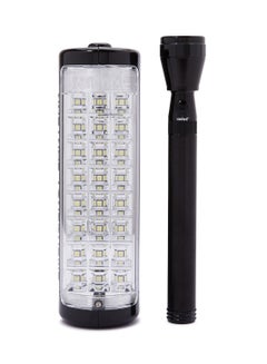 مجموعة كشاف LED للبحث والطوارئ 2 في 1 قابلة لإعادة الشحن متعدد الألوان متعدد الألوان