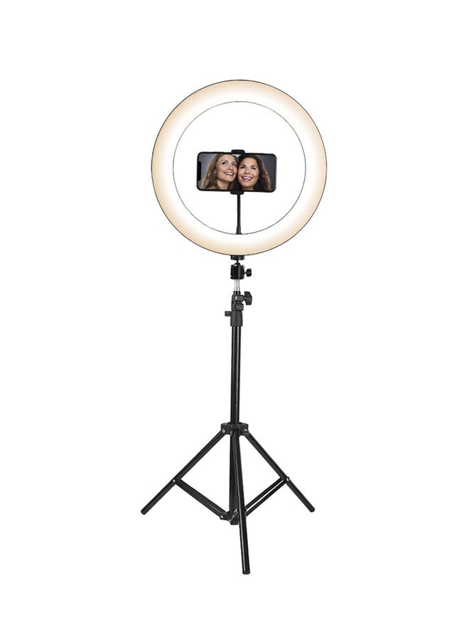 LED Portrait Photography Ring Light Bracket Black  - Image 1
