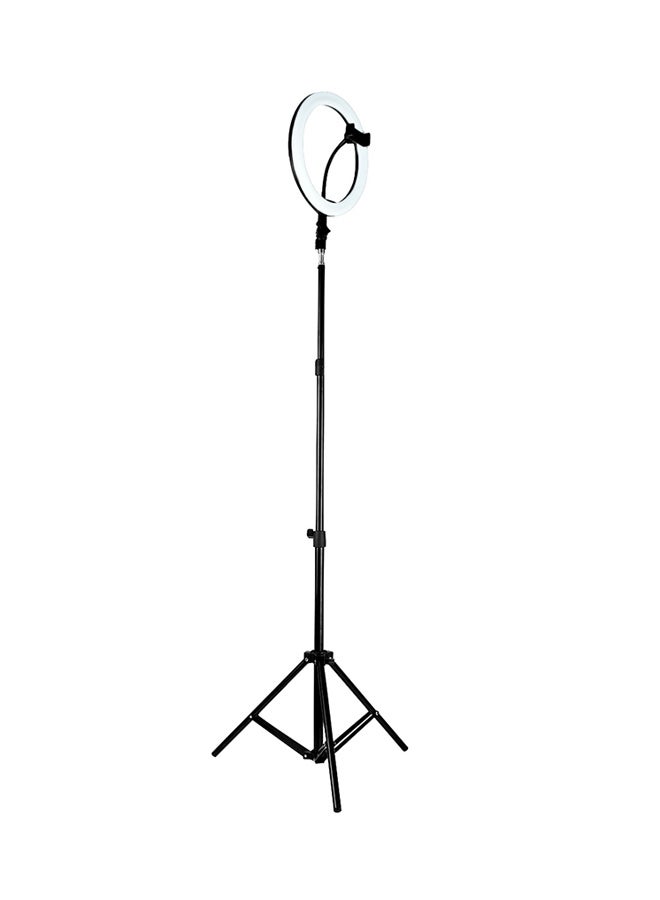 LED Portrait Photography Ring Light Bracket Black  - Image 2