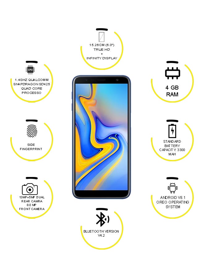 Samsung - Galaxy J6 Plus Dual SIM Black 32GB 3GB RAM 4G LTE - Image 1