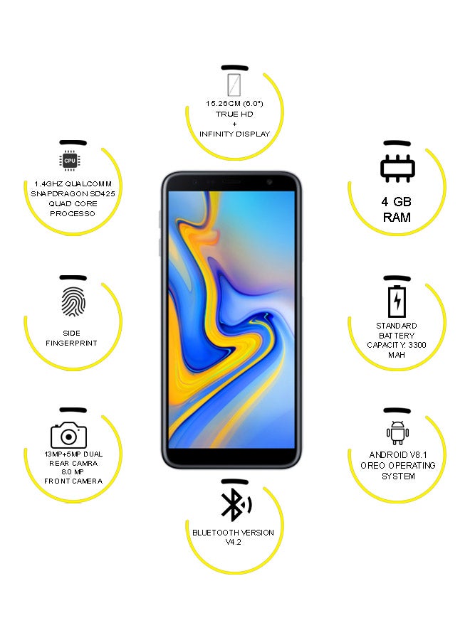 Samsung - Galaxy J6 Plus Dual SIM Grey 32GB 3GB RAM 4G LTE - Image 1