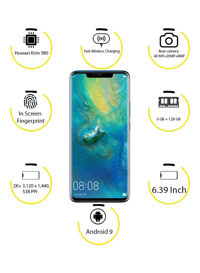 HUAWEI - Mate 20 Pro Dual SIM Twilight 6GB RAM 128GB 4G LTE - Image 1