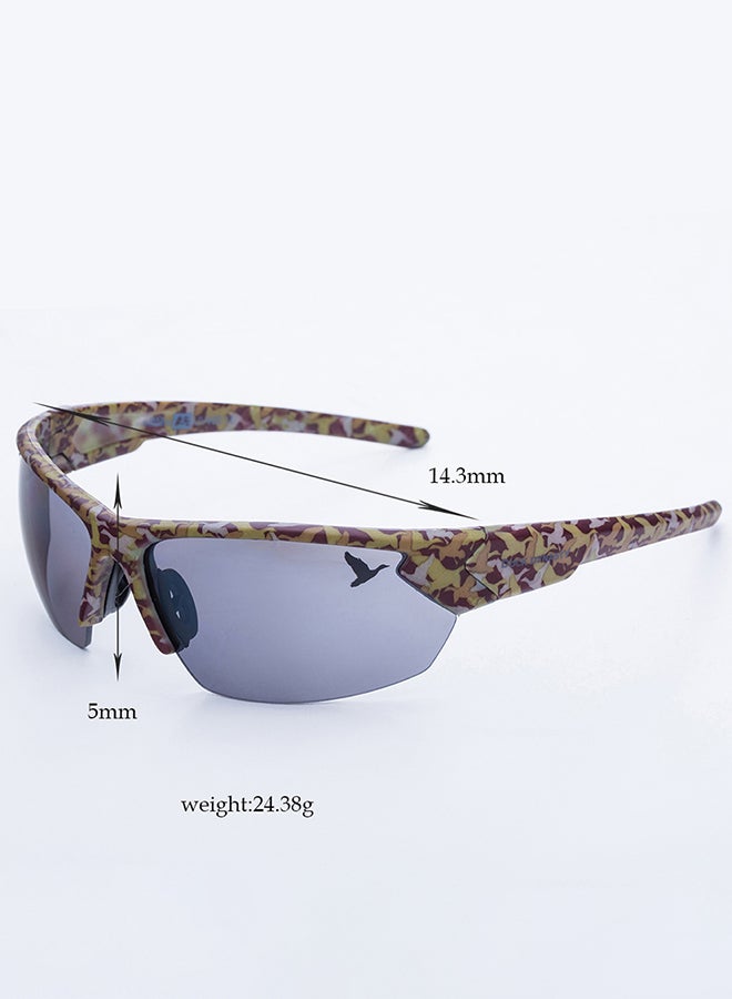 شاربدو نظارة شمسية بنصف إطار وعدسات واقية من الأشعة فوق البنفسجية - Image 4