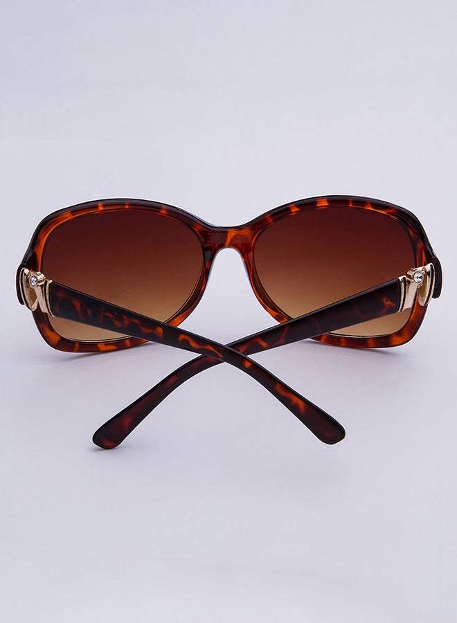 شاربدو نظارة شمسية بعدسات واقية من الأشعة فوق البنفسجية وإطار على شكل فراشة للنساء - Image 3