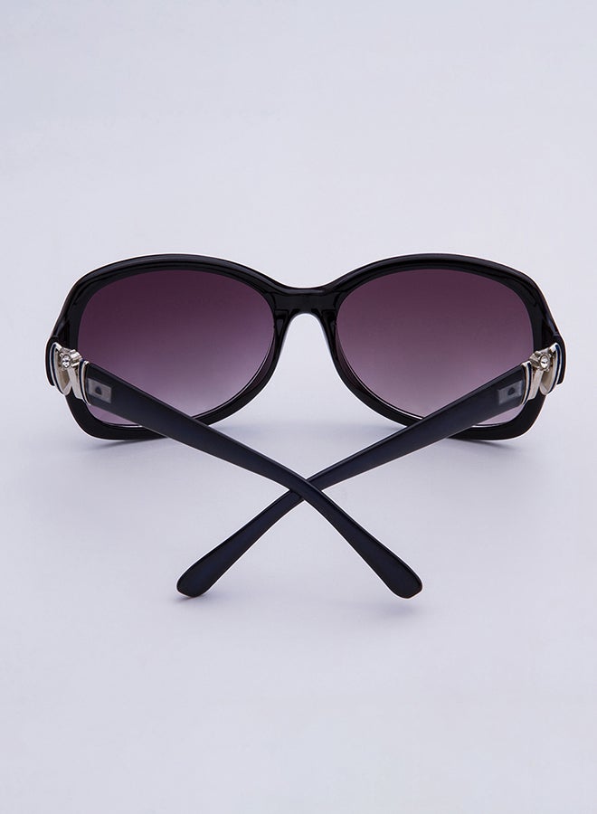 شاربدو نظارة شمسية بعدسات واقية من الأشعة فوق البنفسجية وإطار على شكل فراشة للنساء - Image 3