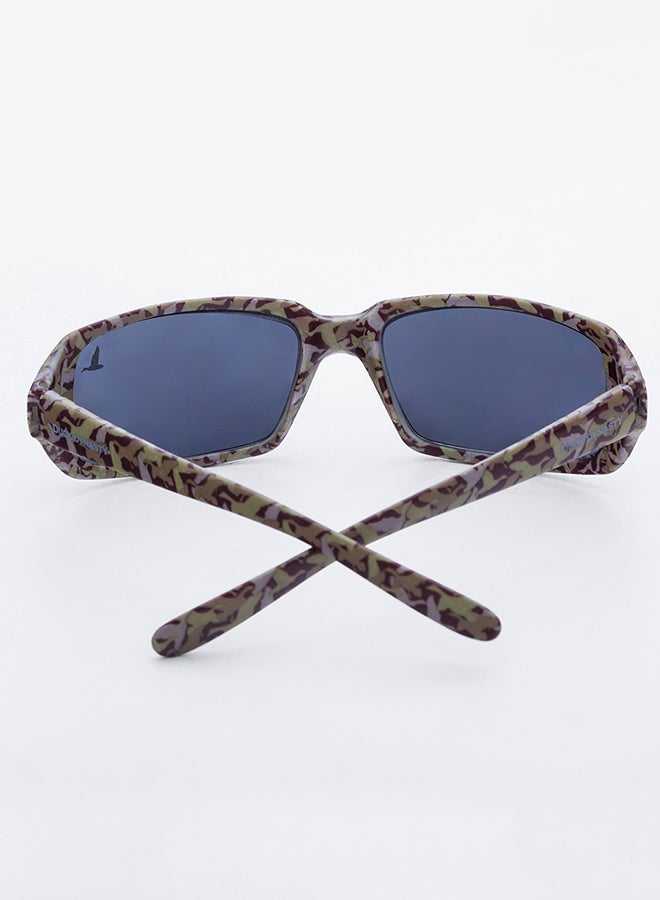 شاربدو نظارة شمسيّة مستطيلة الشكل بعدسات واقية من الأشعة فوق البنفسجية - Image 3